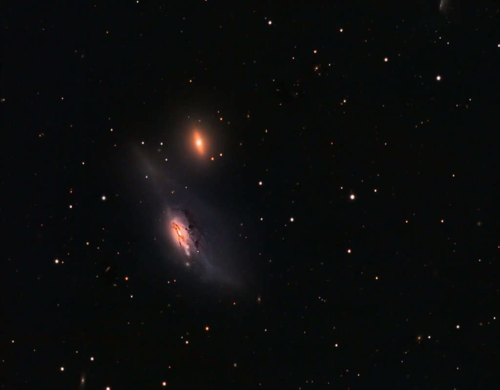Silmad NGC 4435, NGC 4438